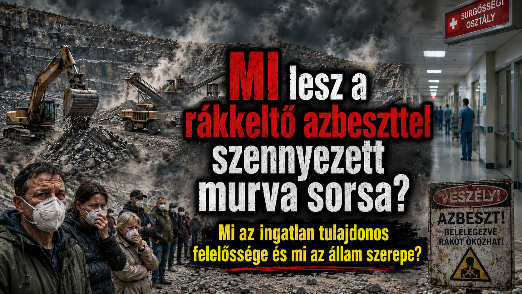 Ki felel az azbeszttel szennyezett murva eltávolításáért? A hatósági kötelezés és költségviselés kérdései